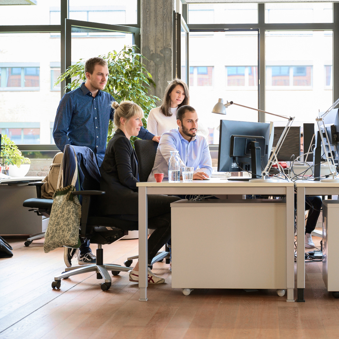 people collaborative working