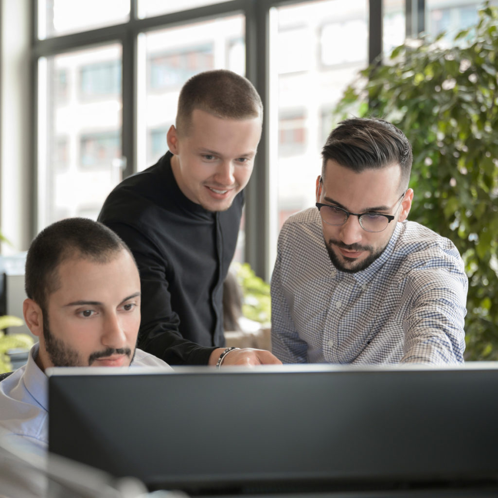 people working collaboratively