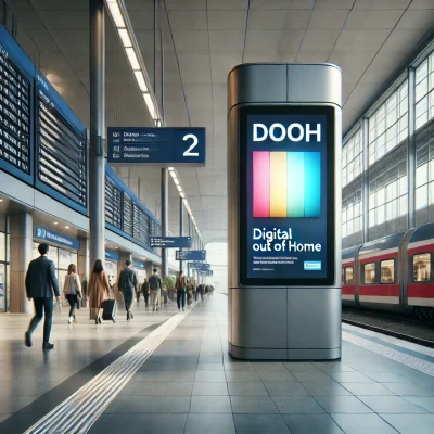 dooh werbung bahnhof